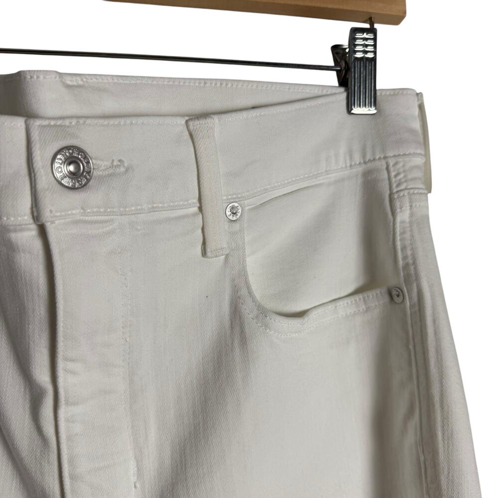 AYR The Really Really Flare White High Rise Jeans Size 33 - Picture 5 of 12